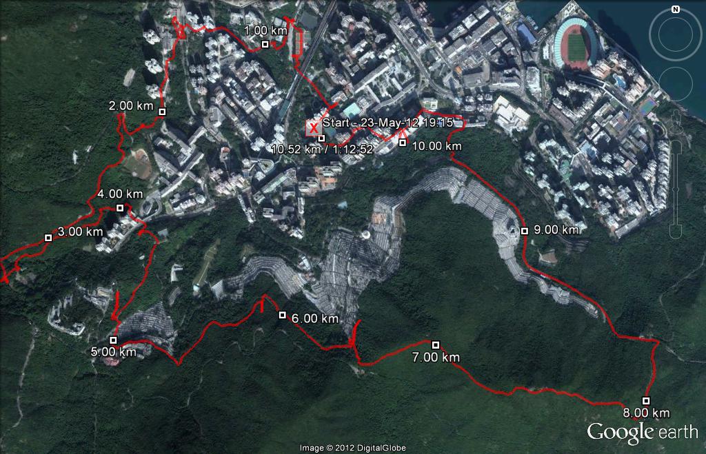 LSW 1845 Chai Wan 120523 10.52km 72min