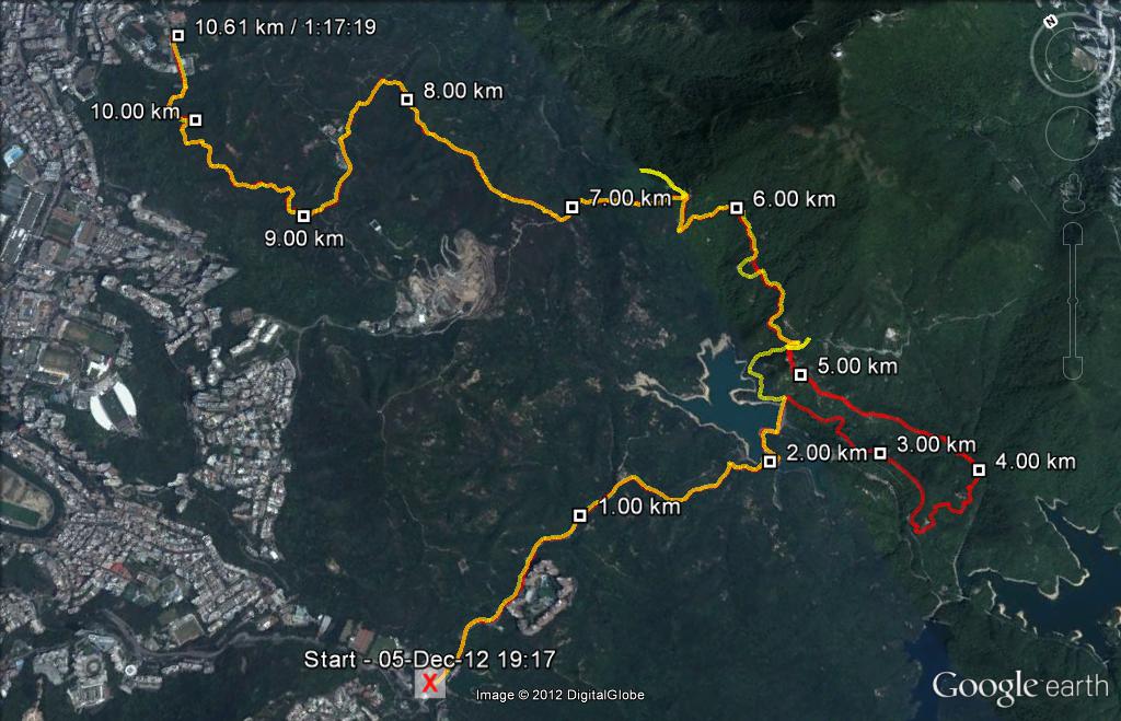 Wong Nai Chung Gap to Braemar Hill 121205