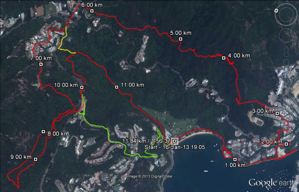 Stanley 130109 11.84km 116mins