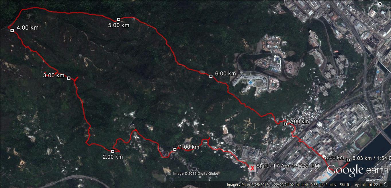 LSW1893 Shatin 130417 8.03km 114mins