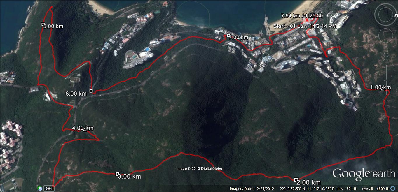 LSW1932 Repulse Bay 140101 7.64km 85mins