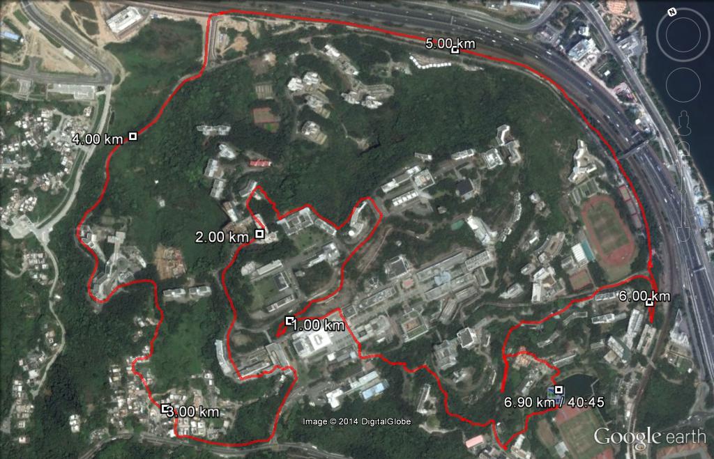 LSW1940 CUHK 140219 6.9km 40mins