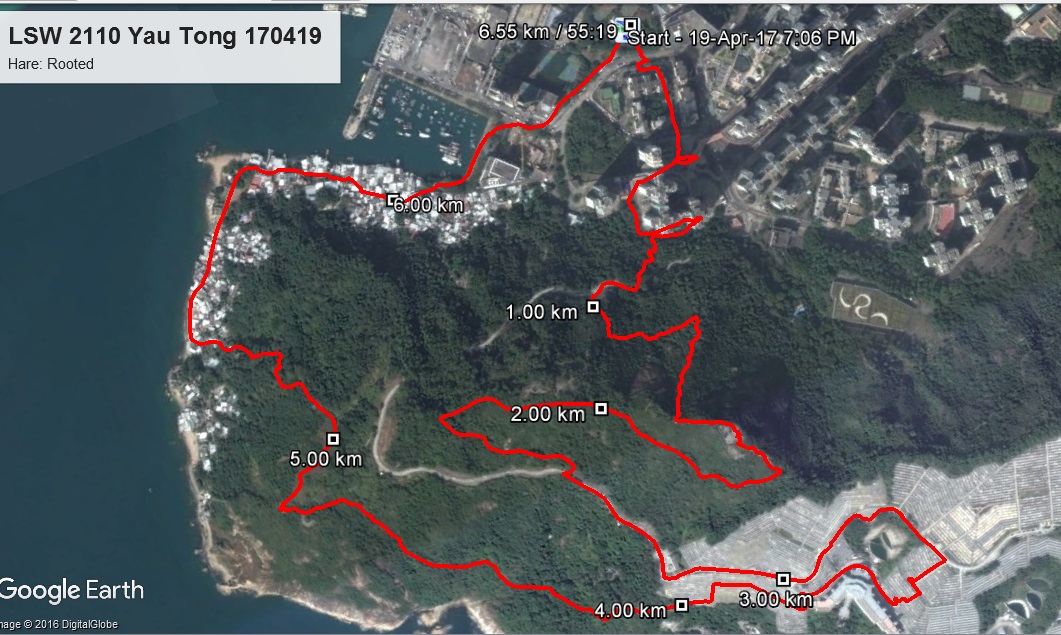 Yau Tong 170419 6.55km 55mins