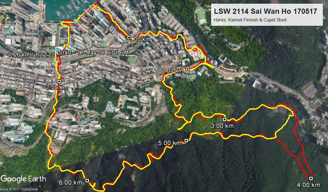 Sai Wan Ho 170517 7.23km 72mins