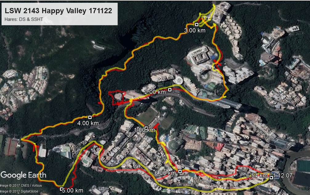 Happy Valley 171122 6.54km 72mins
