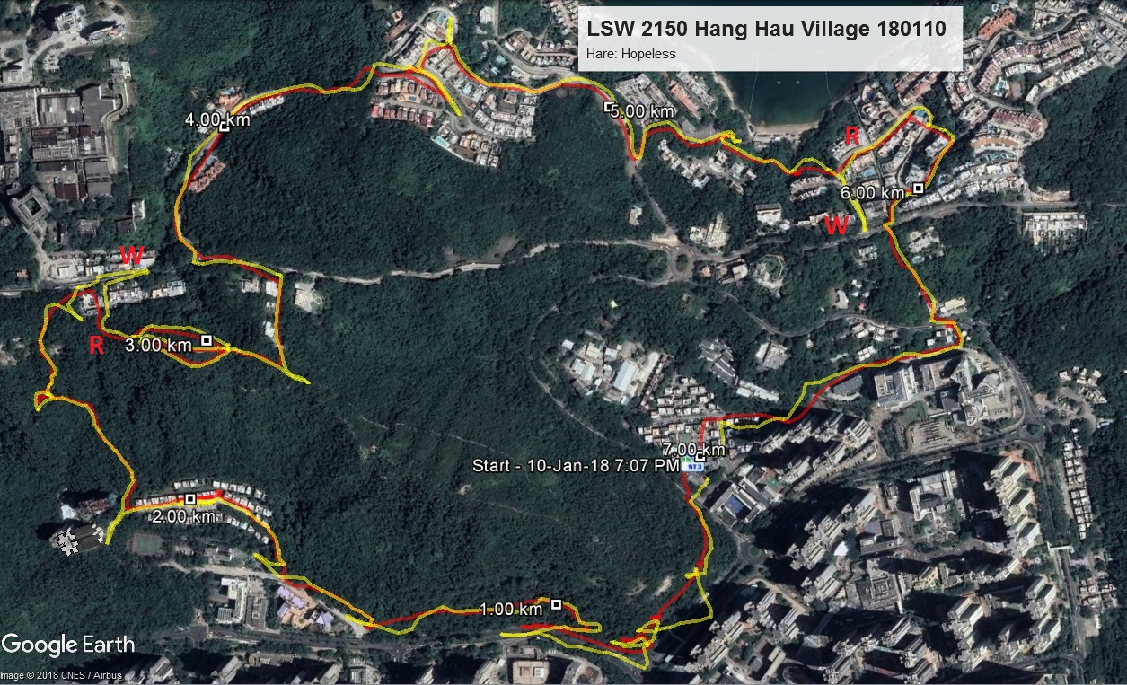 Hang Hau Village 180110 7.02km 63mins