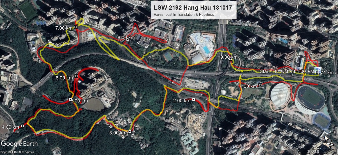 Hang Hau 181017 9.71km 58mins