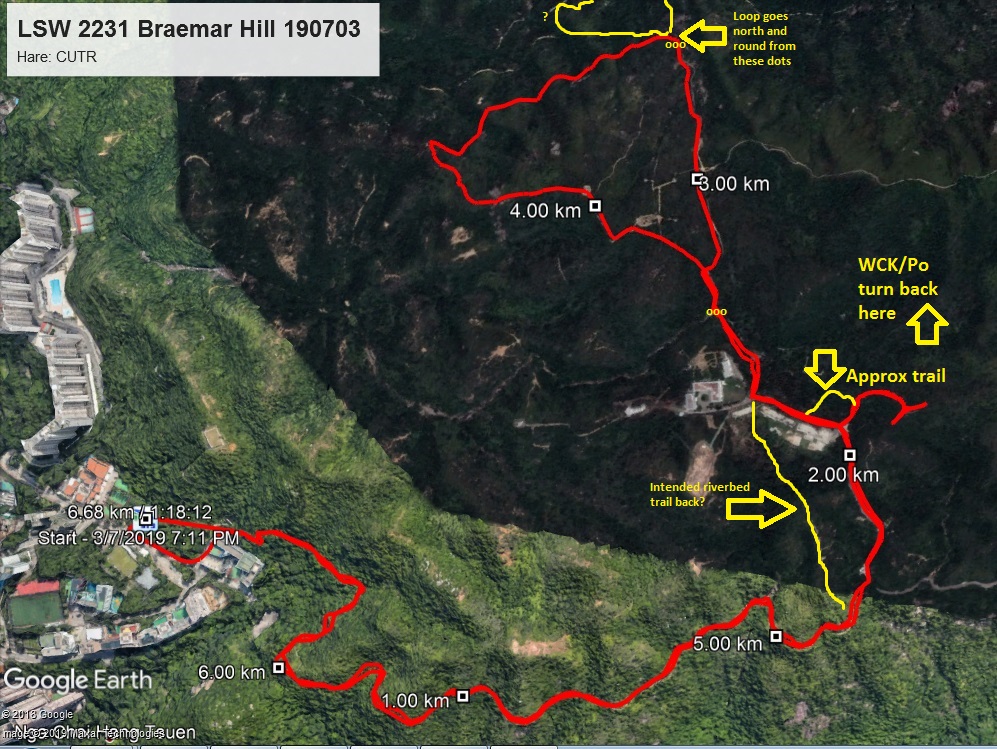 Braemar Hill 190703  6.68km 78mins