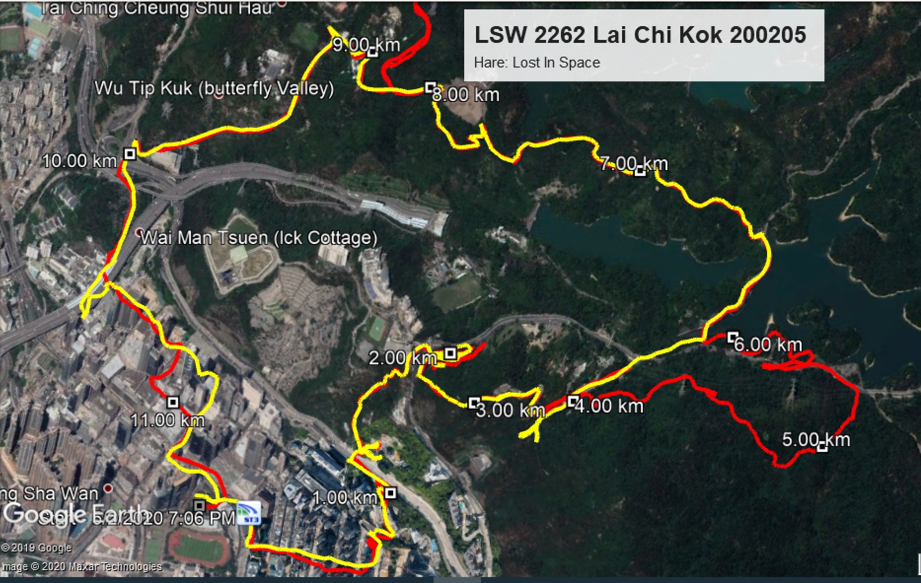 Lai Chi Kok 200205 11.52km 99mins
