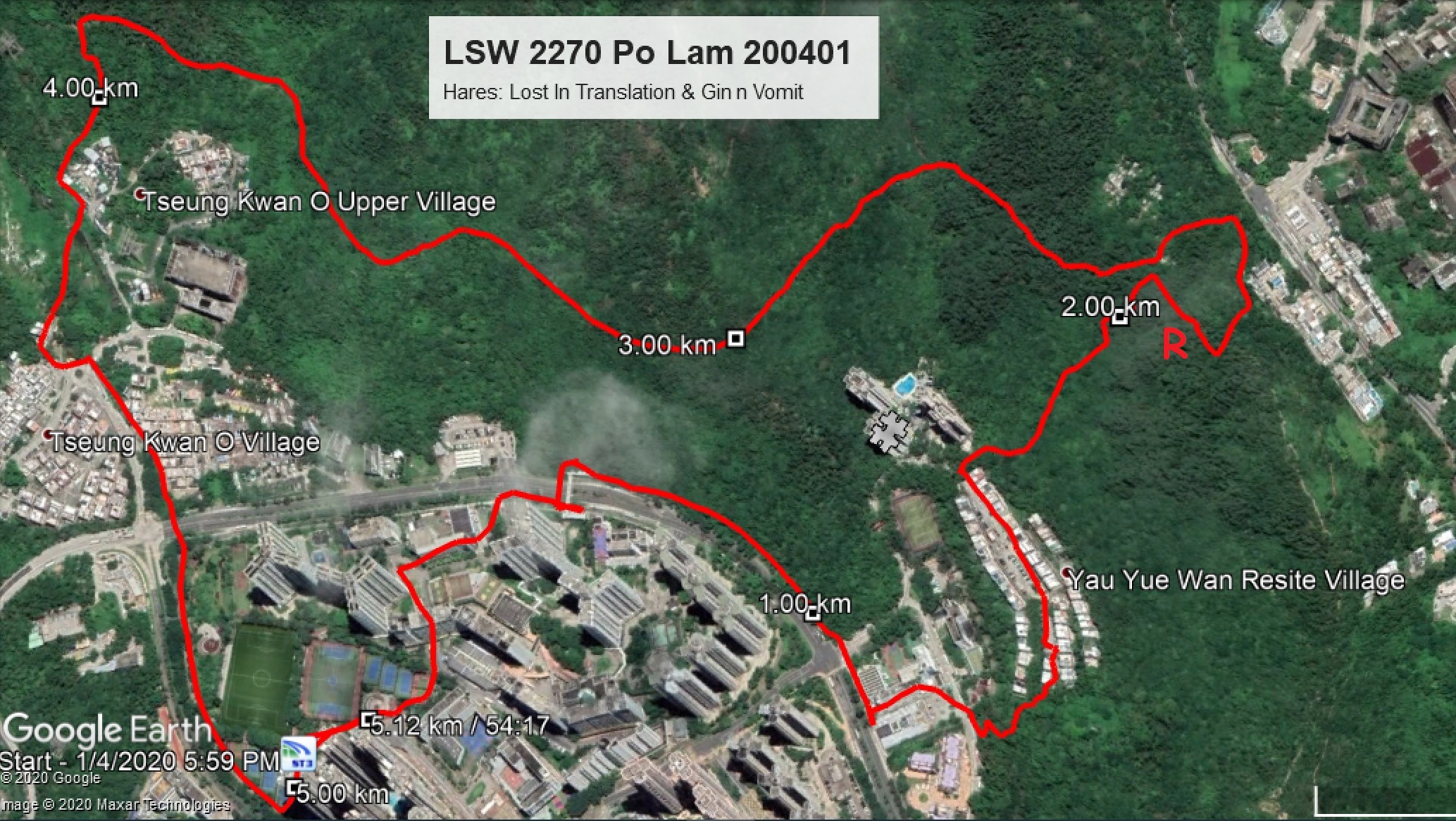 Po Lam 200401 5.12km 54mins