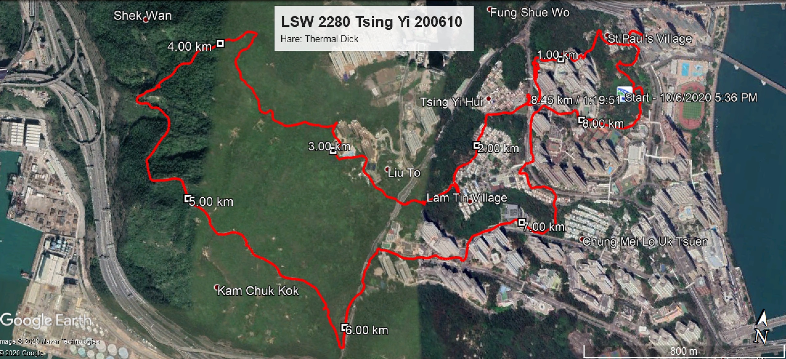 Tsing Yi 200610 8.45km 79mins