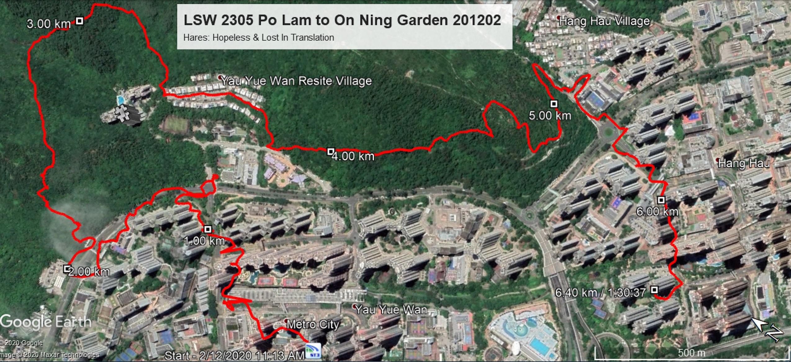 Po Lam to On Ning Garden 201202 6.40km