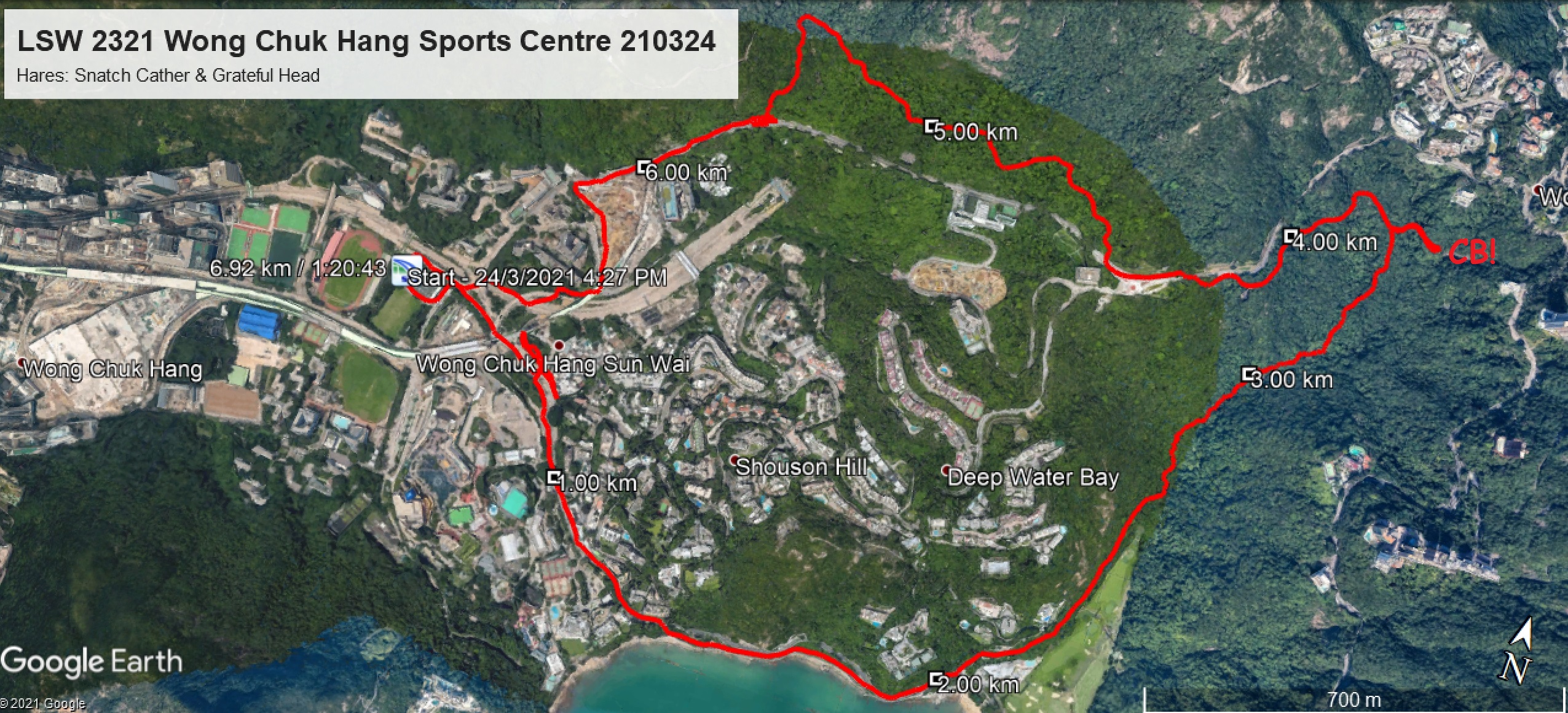  Wong Chuk Hang Sports Centre 210324 6.92km