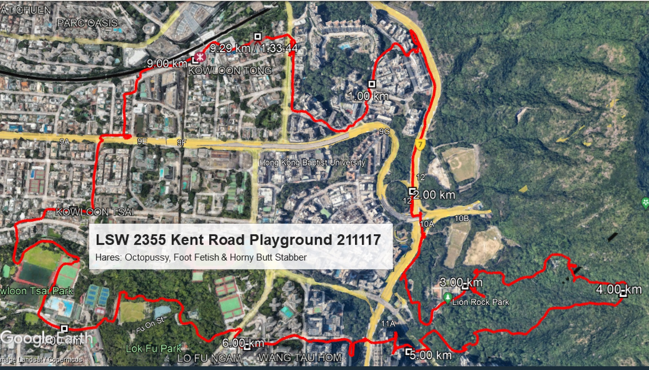 Kent Road Playground 211117 9.29km