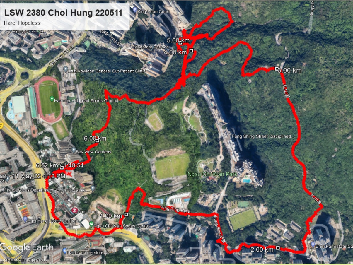 Choi Hung 220511 6.12km