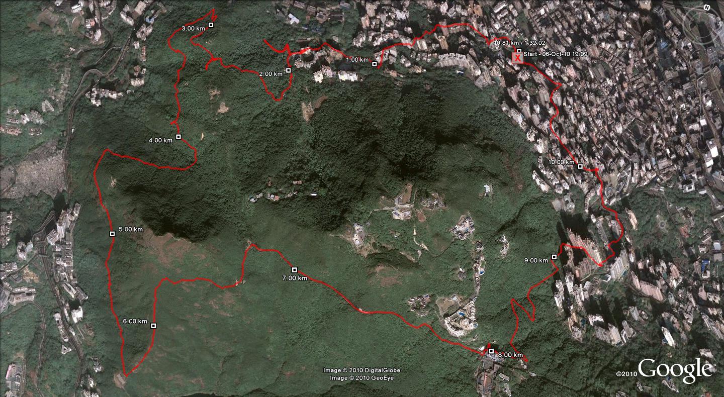 Caine Road 101006 10.81km 92mins
