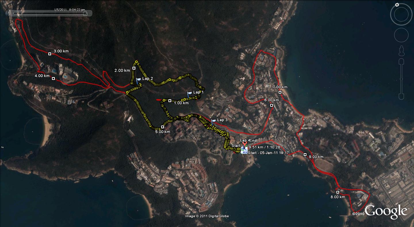 LSW 1769 Stanley 110105 9.51km 70mins