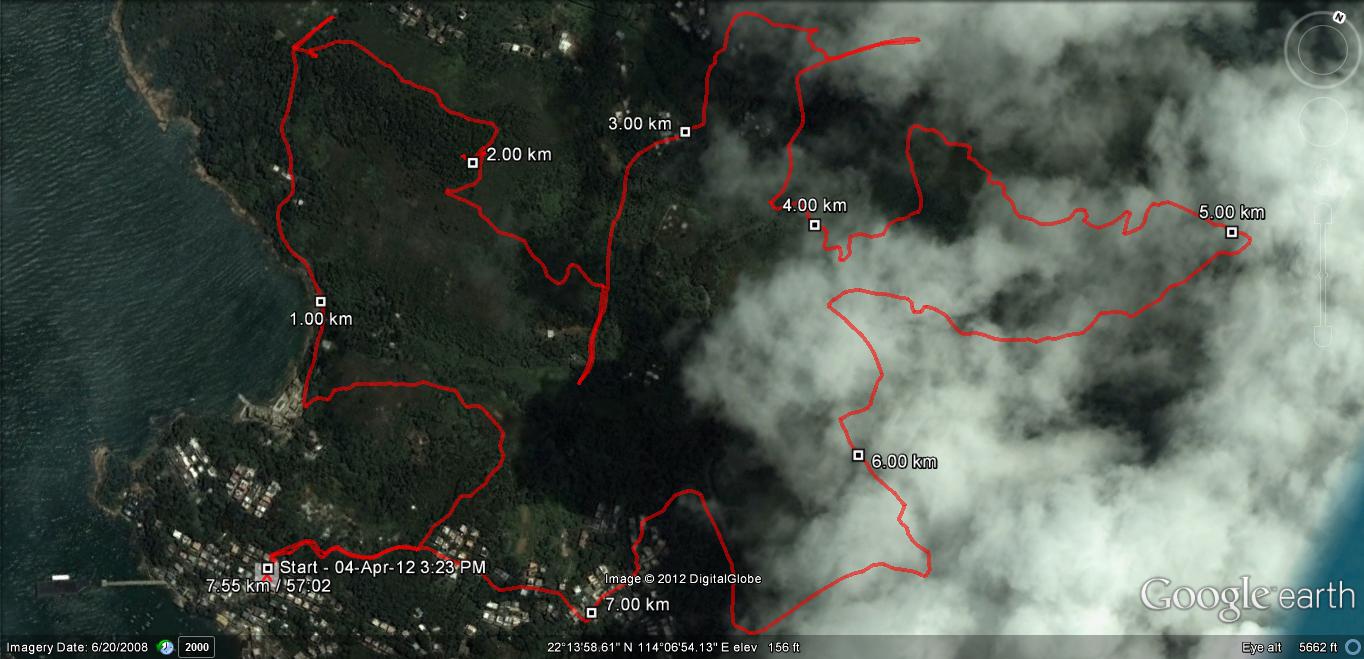 Lamma 120404 7.55km 57min