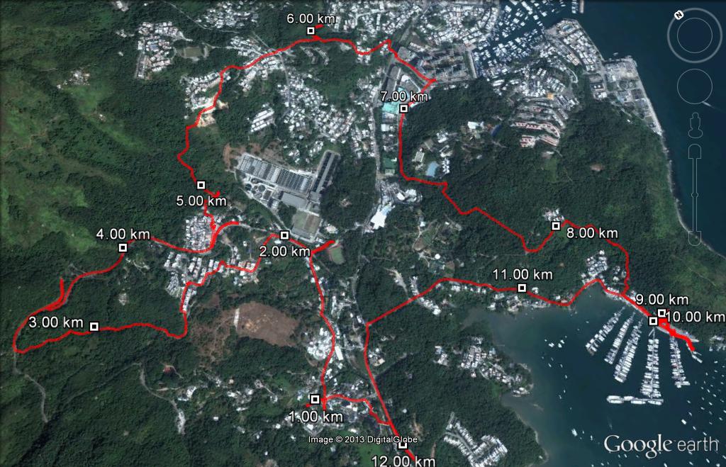  Pak Sha Wan to RHKYC 130123 8.63km 73mins