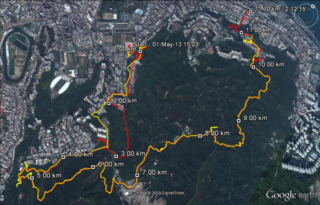  Tin Hau to North Point 130501 R1R2W3 vs W1R2W3