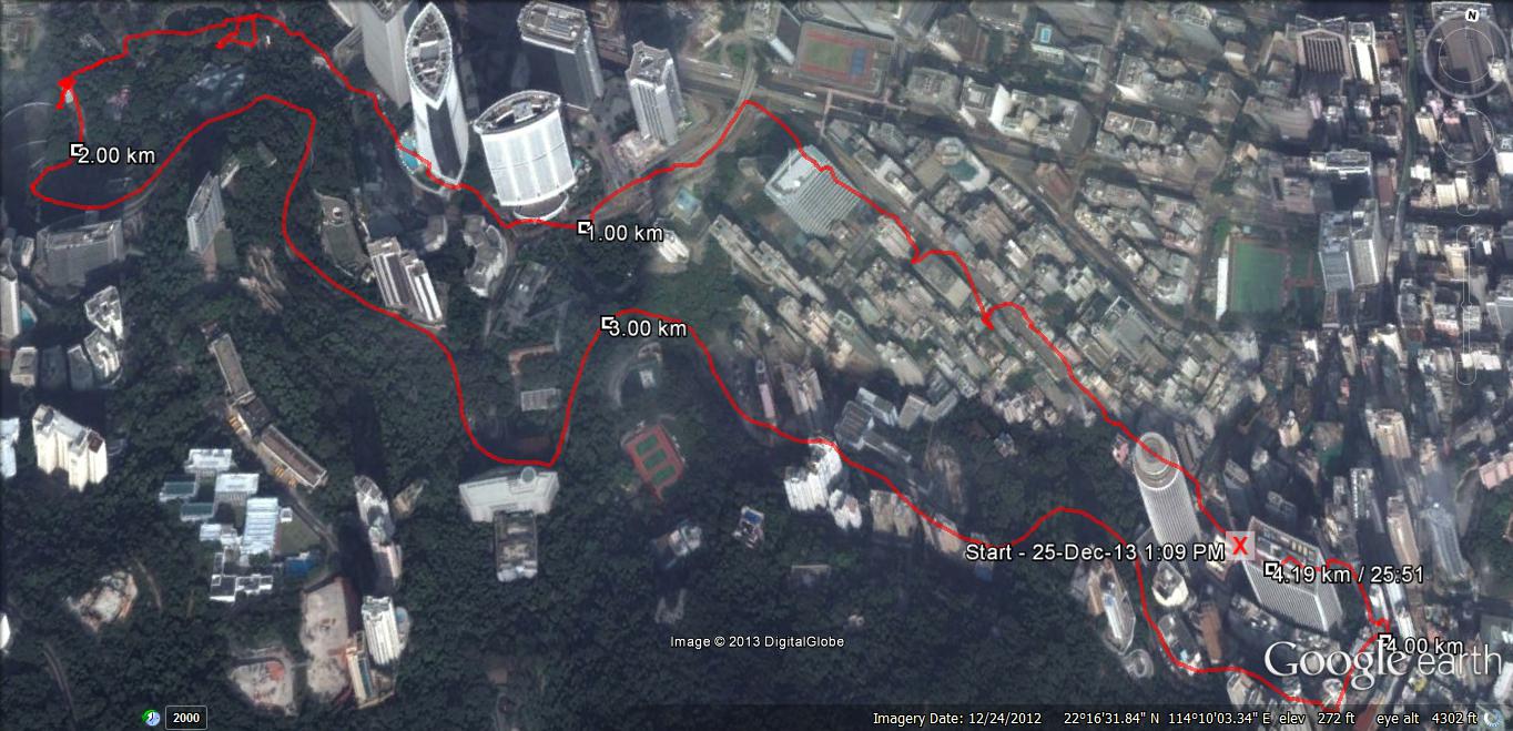 LSW1931  Hopewell Centre 131225 4.19km 25mins