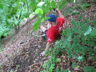 The steep bit