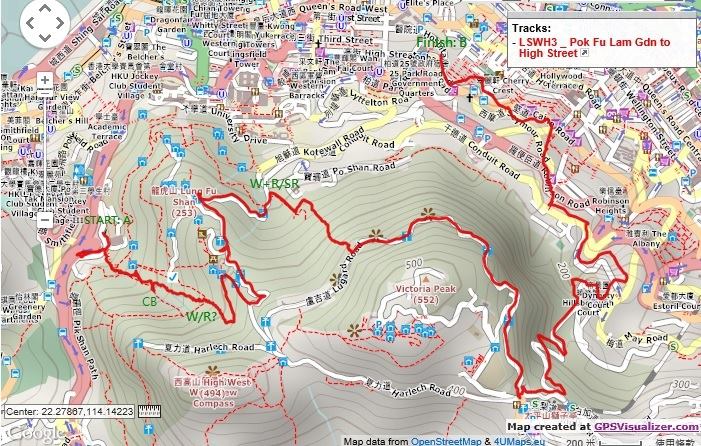 Pok Fu Lam Garden to High Street 