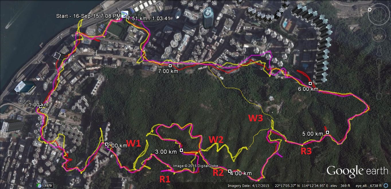  Quarry Bay Park II 7.51km 63mins.