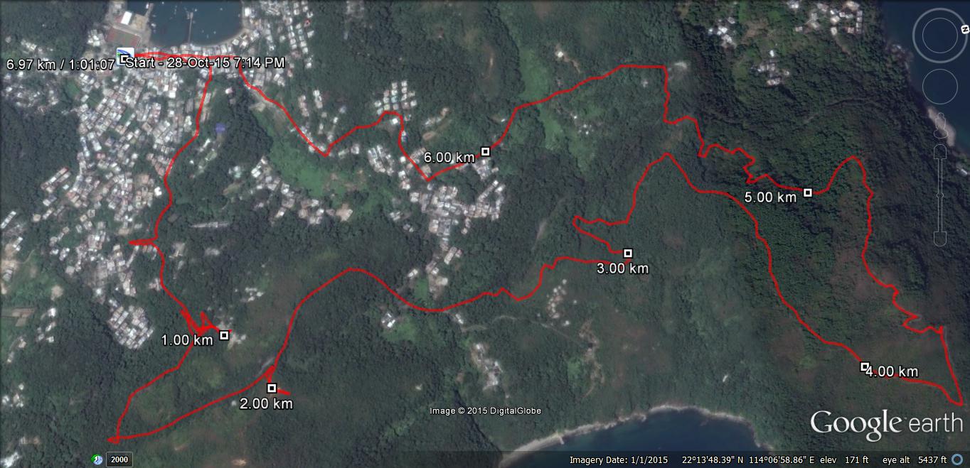 Lamma 151028 6.97km 61mins