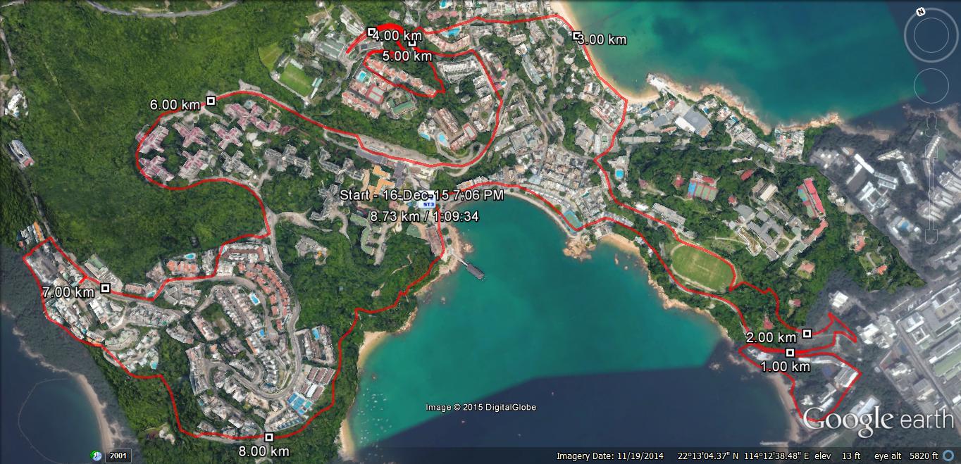  Stanley 151216 8.73km 69mins