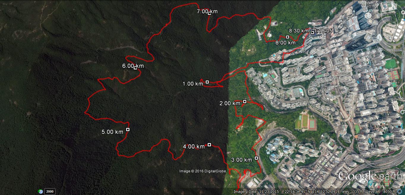 Quarry Bay Street 160224 8.30km 78mins