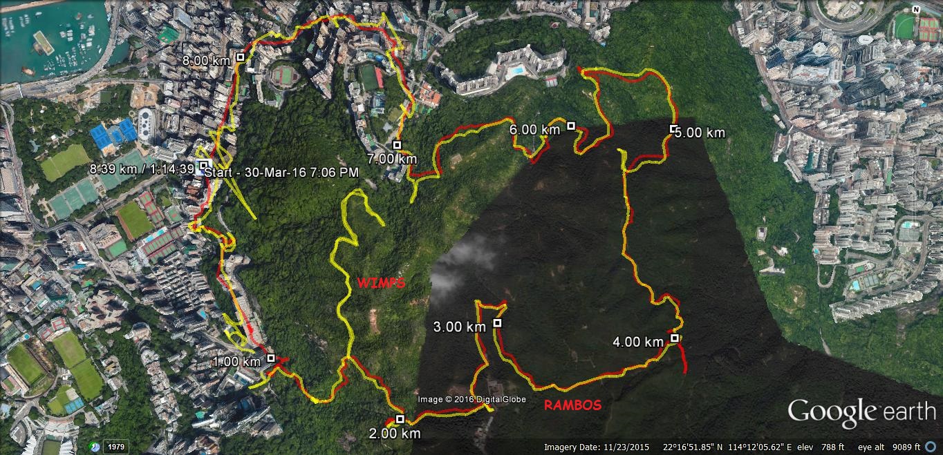 Tin Hau 160330 8.39km 74mins