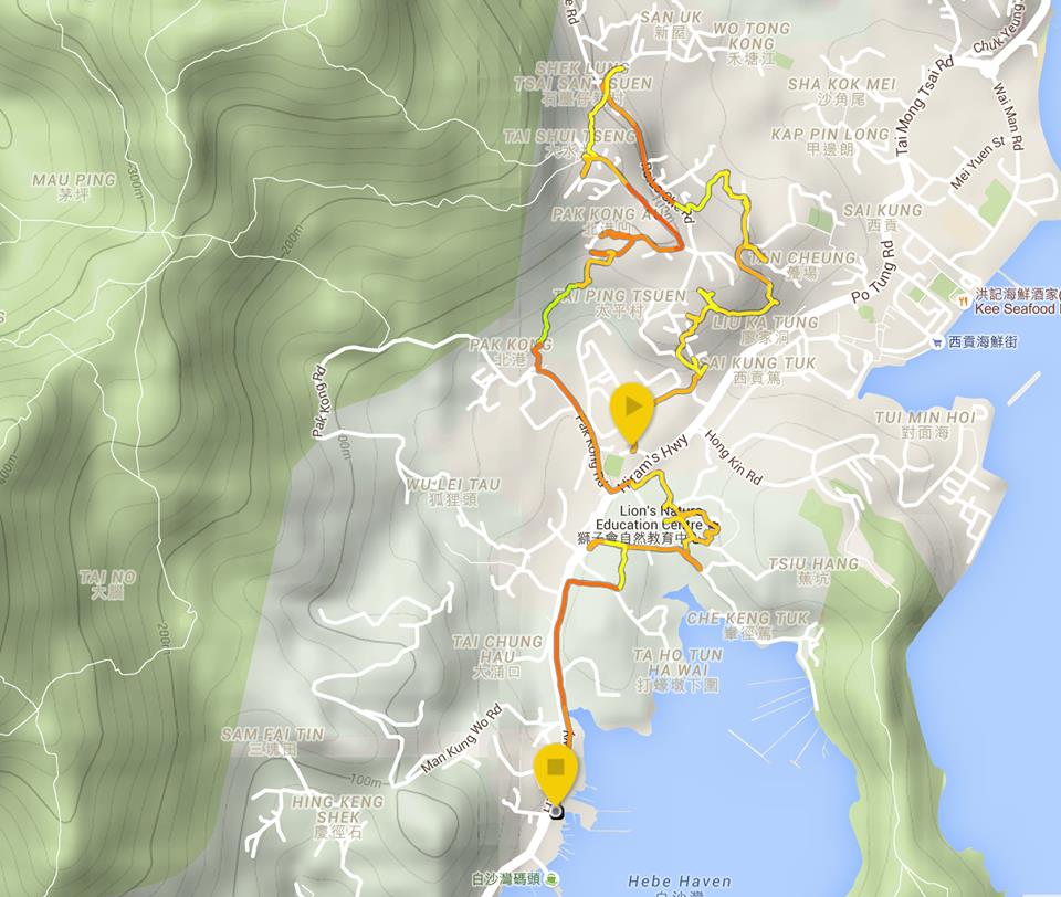  Pak Kong to Hebe Haven 8.01km 63mins