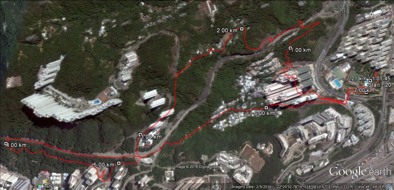 Mei Foo 160720 7.21km 61mins