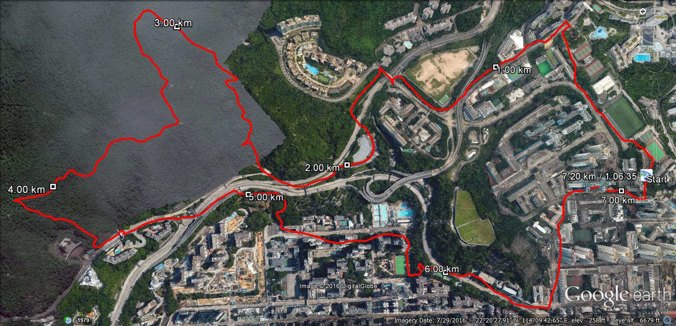  Shek Kip Mei 160914 7.20km 66mins