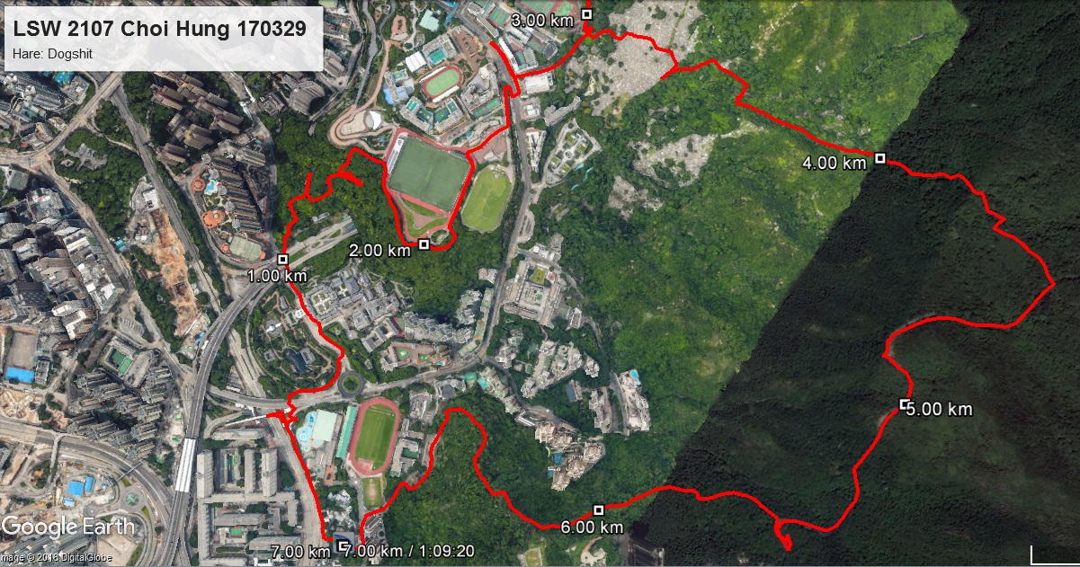Choi Hung 170329 7.00km 69mins