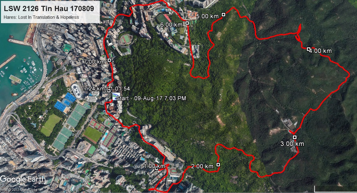Tin Hau 170809 7.31km 61mins