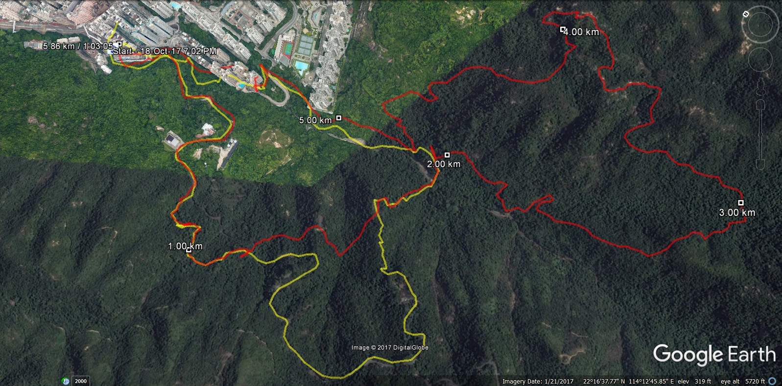Quarry Bay Street 171018 5.86km 63mins