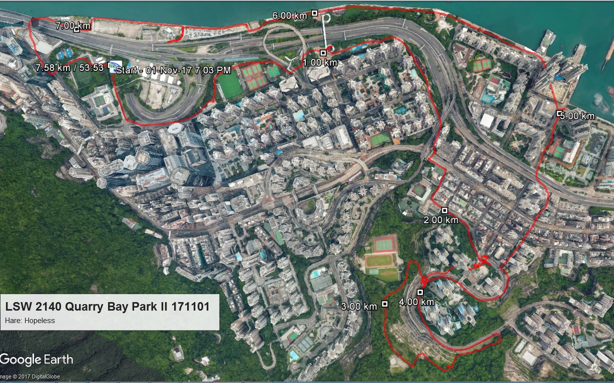  Quarry Bay Park II 171101 7.58km 53mins