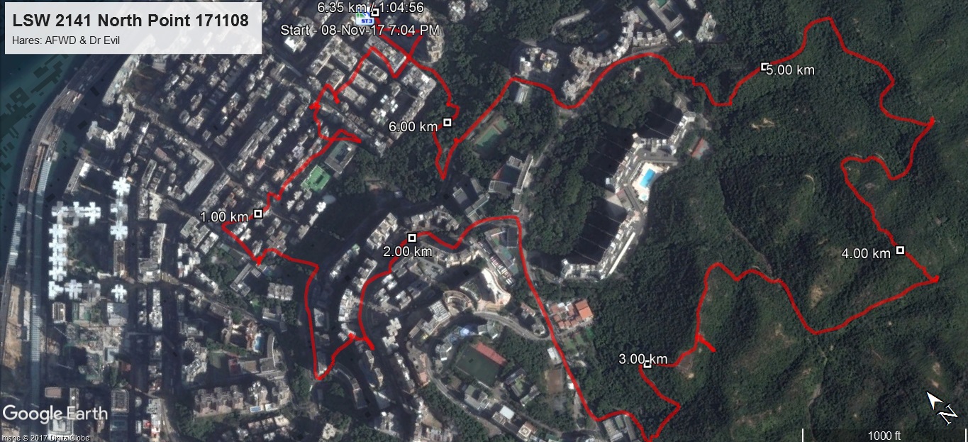 LSW2141 North Point 171108 6.35km 63mins