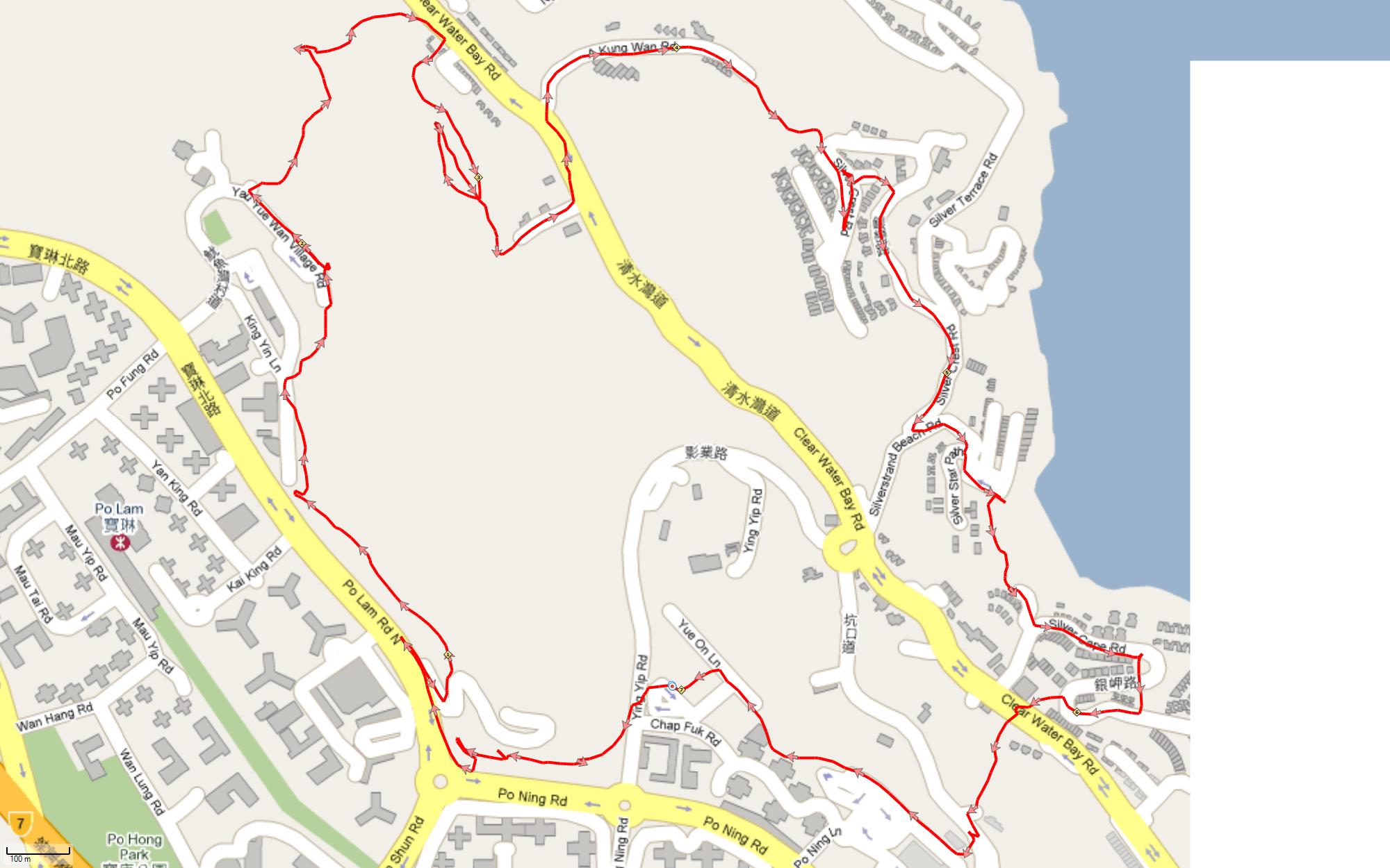 Hang Hau Village 180110 7.02km 63mins