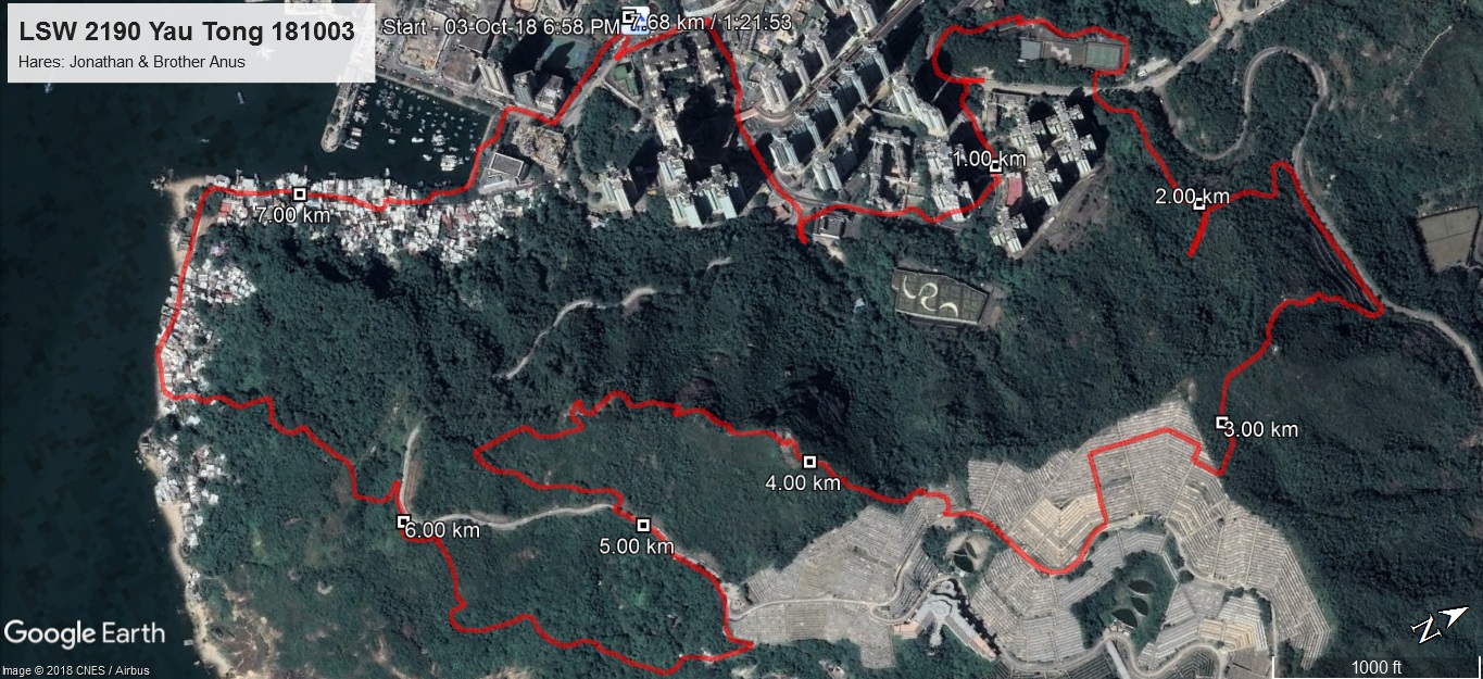 LSW2190 Yau Tong 181003 7.68km 81mins