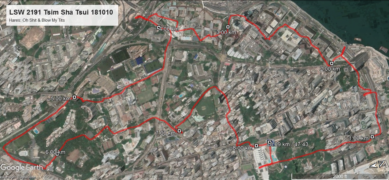 LSW 2191 Tsim Sha Tsui 181010 8.09km 42mins