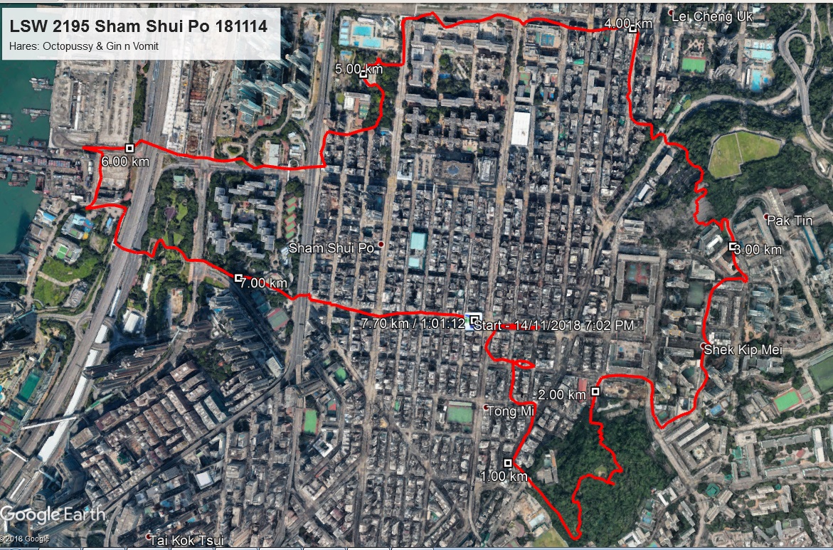 Sham Shui Po 181114 7.70km 61mins