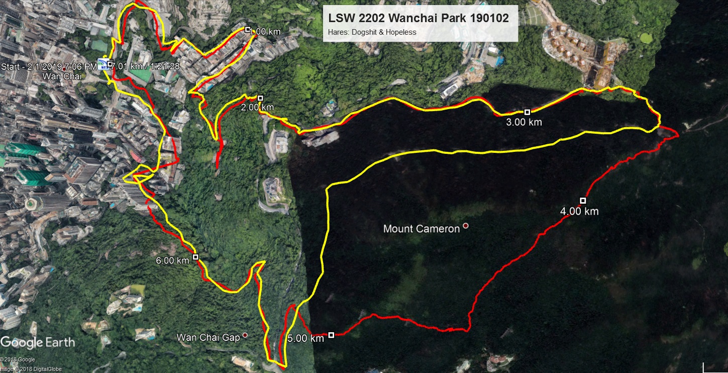 Wanchai Park 190102 7.01km 81mins
