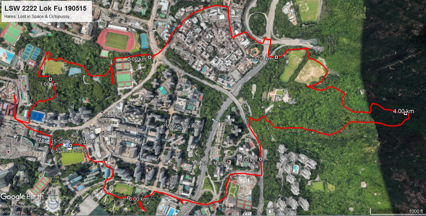 Lok Fu 190515 6.52km 57mins