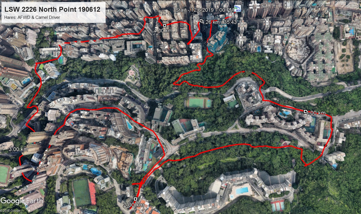 North Point 190612 4.26km 35mins