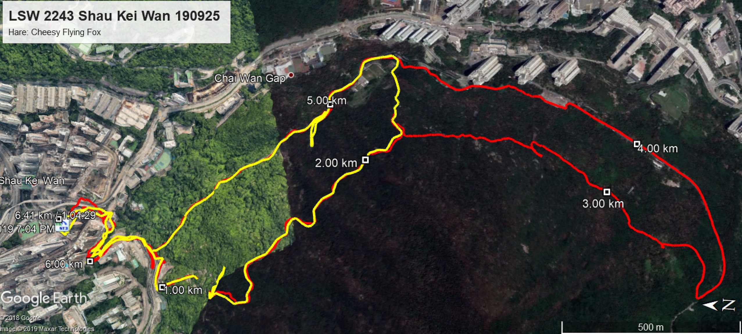 Shau Kei Wan 190925 6.41km 64mins