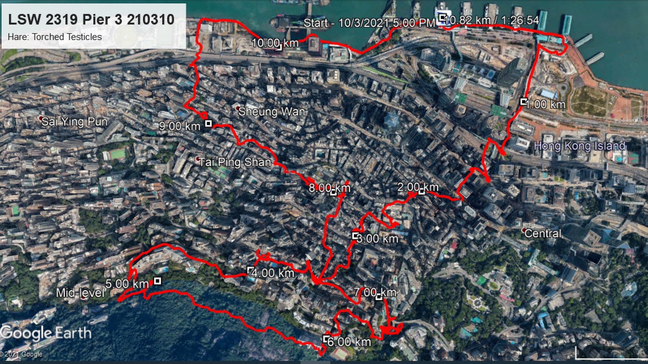 Pier 3 210310 10.82km 86mins