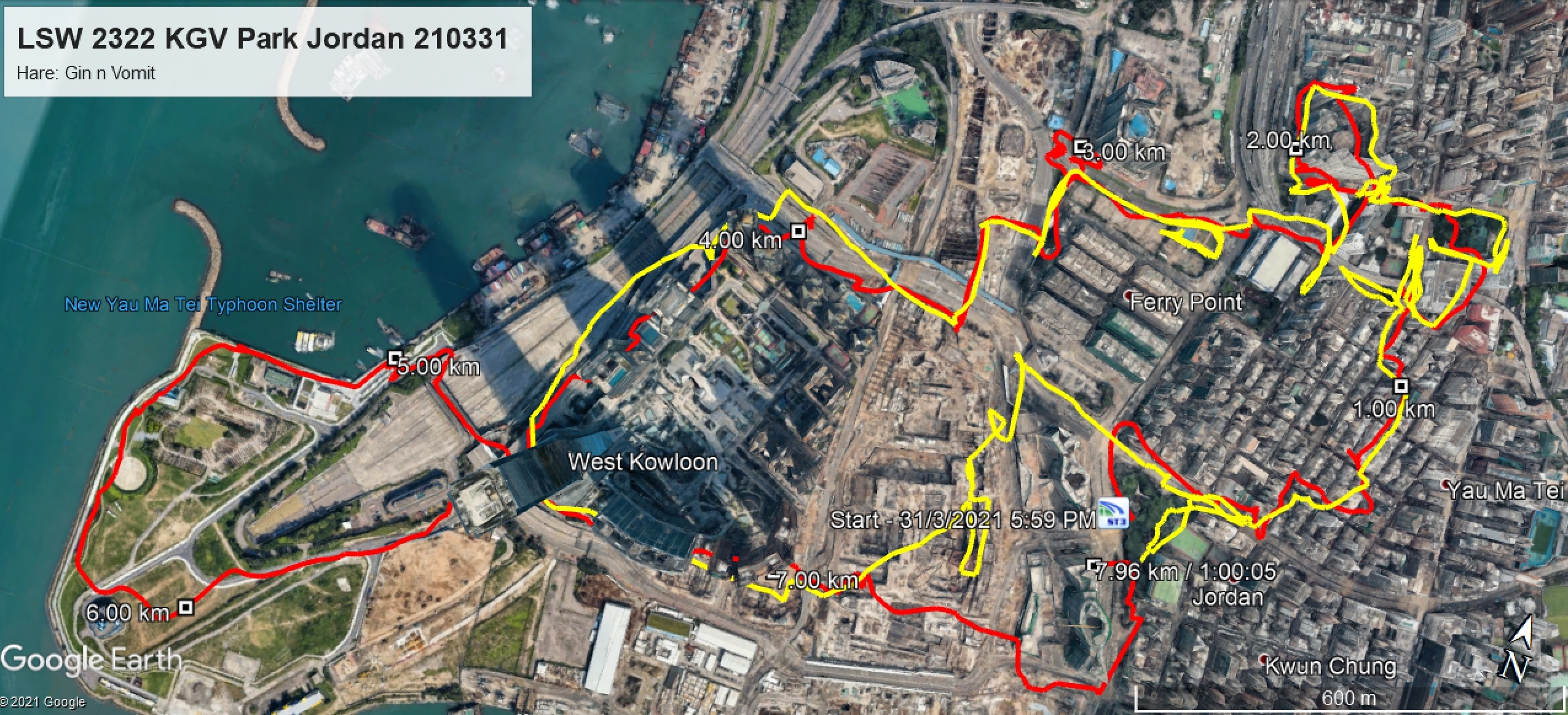 KGV Park Jordan 210331 7.96km 60mins